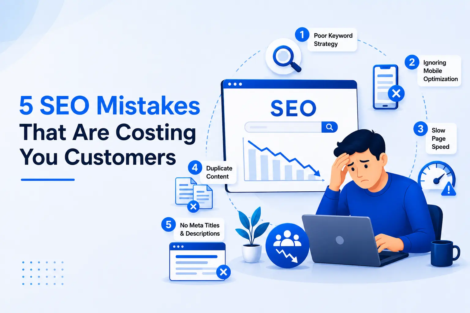 5 SEO Mistakes That Are Costing You Customers